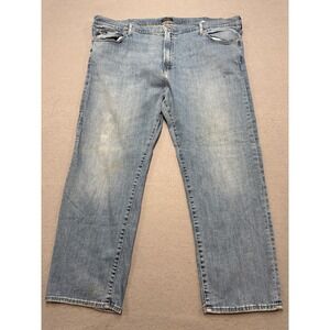 Polo Ralph Lauren Jeans Men's 46x30 Blue Denim Light Wash Straight Leg High Rise